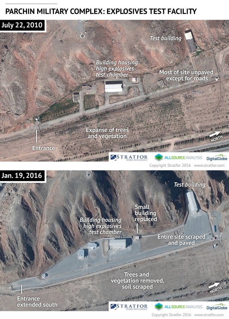 لقطات لعمليات بناء غامضة بمجمع عسكري بايران (2)