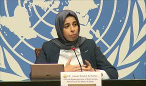بالفيديو.. متحدثة خارجية قطر تُحدث نفسها بمجلس حقوق الإنسان