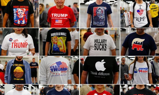 بالصور.. هذا ما سيرتديه أنصار #ترامب خلال ‫انتخابات امريكا‬‎