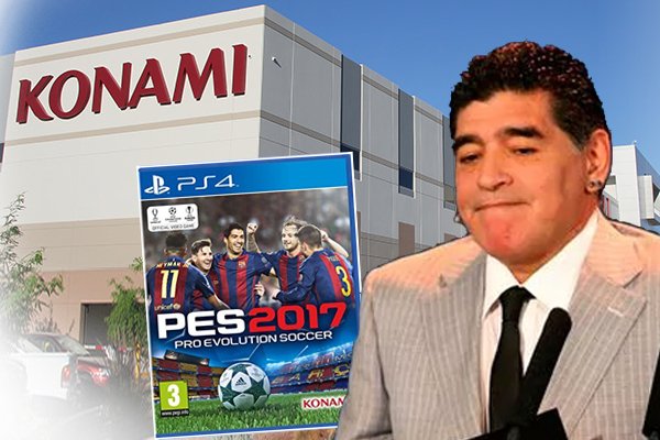 مارادونا يقرر مقاضاة شركة “كونامي” اليابانية بسبب لعبة كرة قدم !