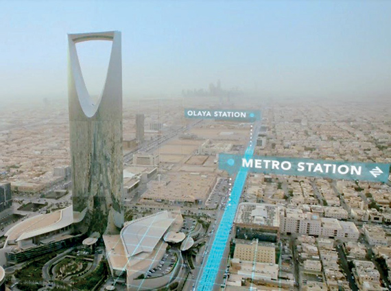 “مشروع المترو” ينطلق و “دليلة الرياض” ينقذ السائقين من الزحمة