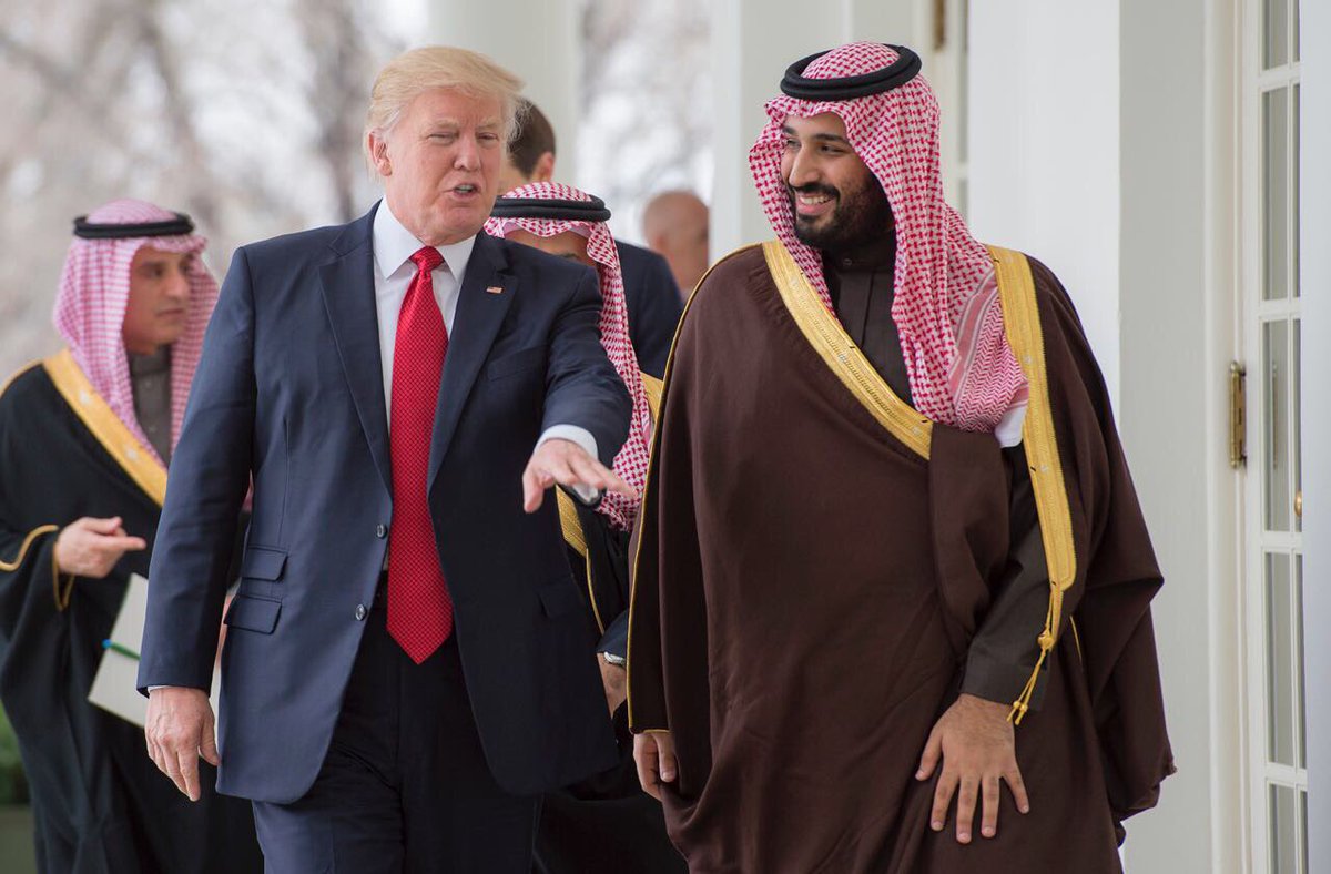 البيت الأبيض: ترامب وولي العهد بحثا الخلاف مع قطر ووقف دعم الإرهاب