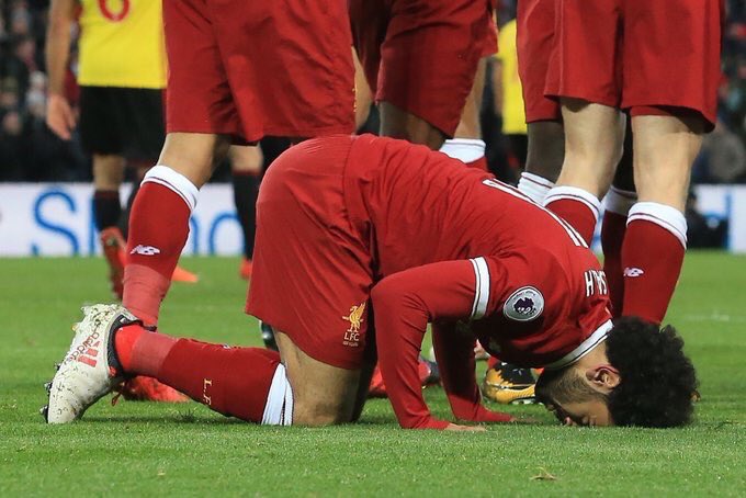 بعد هدفه في مان سيتي.. الجماهير: محمد صلاح فخر العرب