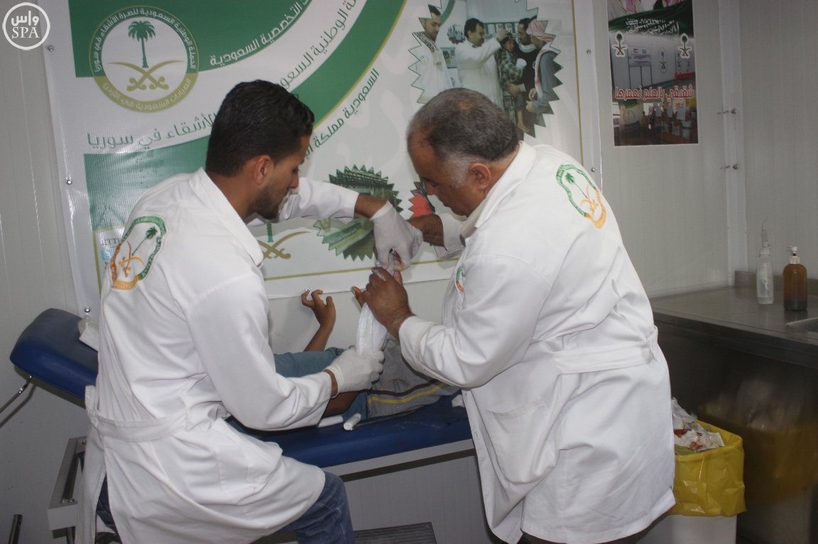 العيادات التخصصية السعودية تستقبل أكثر من 2511 مراجعًا في مخيم الزعتري