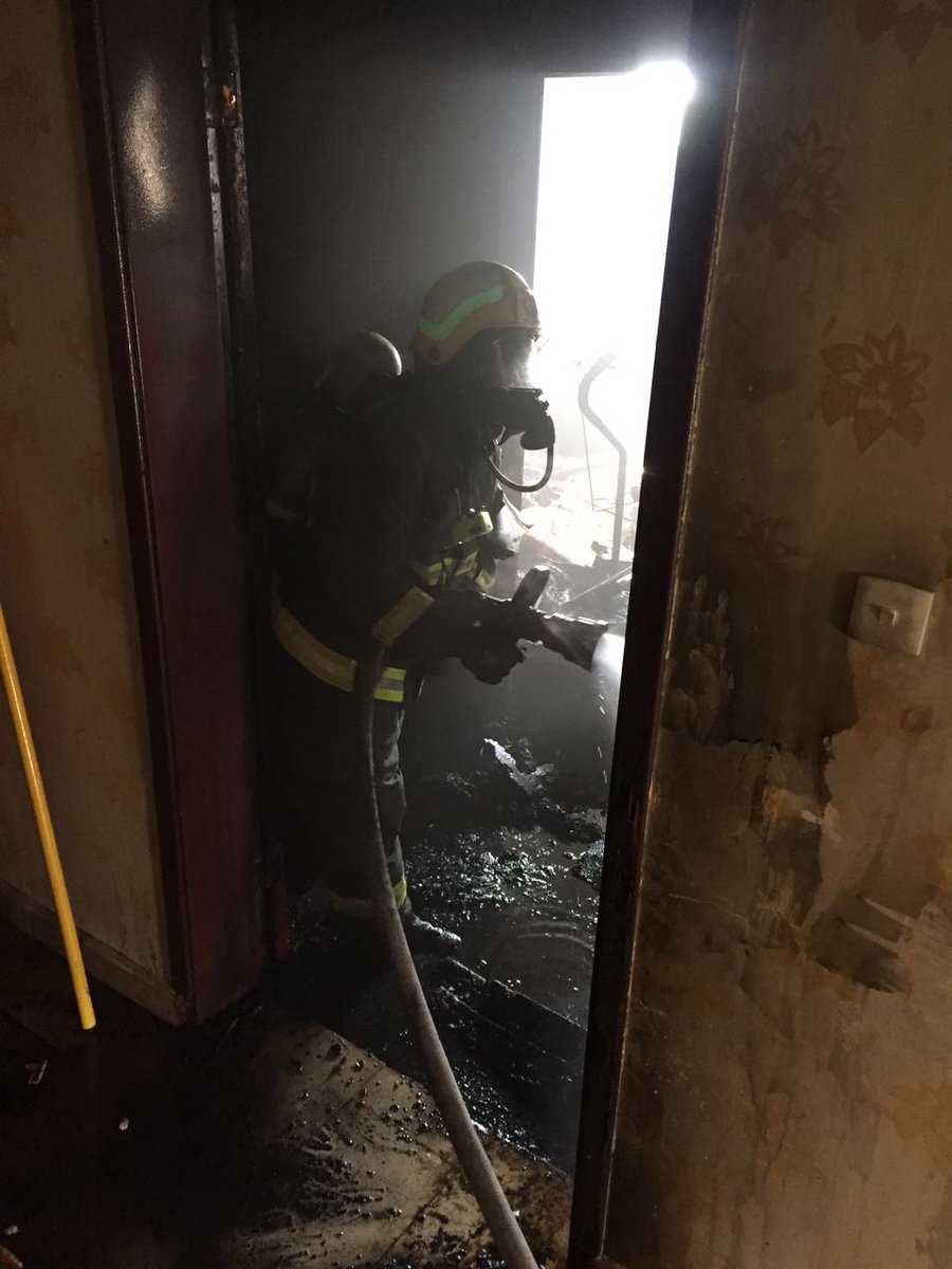 إخماد حريق منزل في #وادي_الدواسر دون إصابات
