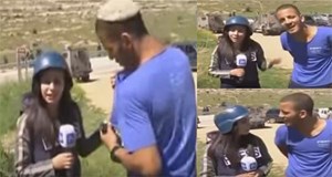 بالفيديو.. مراسلة فلسطينية تلقن درساً لإسرائيلي تحرش بها