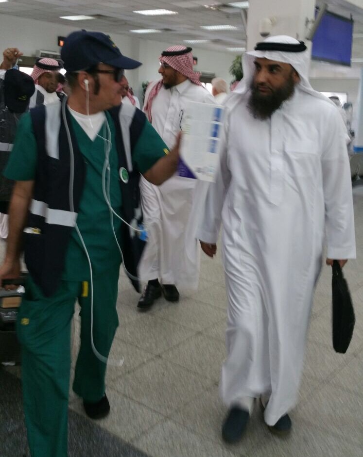 إجراءات احترازية بمطار الملك عبدالعزيز لمنع انتشار #كورونا بين الحجاج