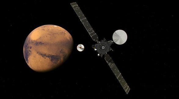 مسبار أوروبي روسي يبدأ الهبوط على سطح المريخ