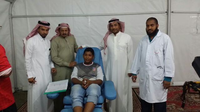 مستشفى بيش ومكتب الدعوة ببيش ينفذان حملة للتبرع بالدم