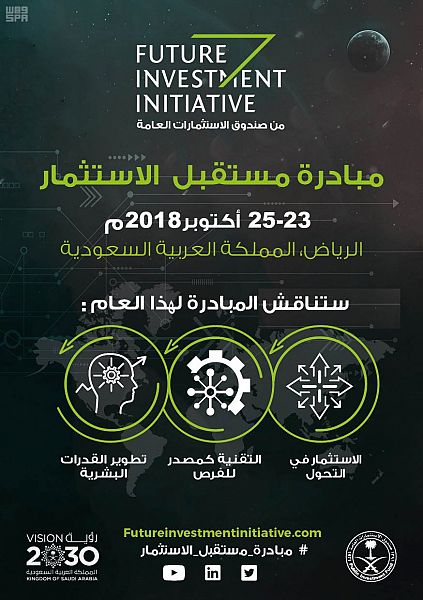 صندوق الاستثمارات يحدد موعد مبادرة مستقبل الاستثمار 2018