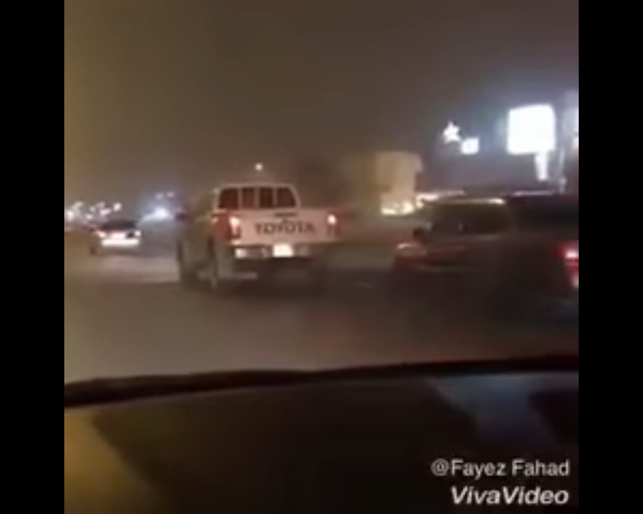 شاهد.. رغم الغبار مطاردة أكشن في الرياض!
