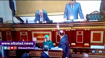 شاهد.. مشاجرة واشتباك داخل البرلمان المصري