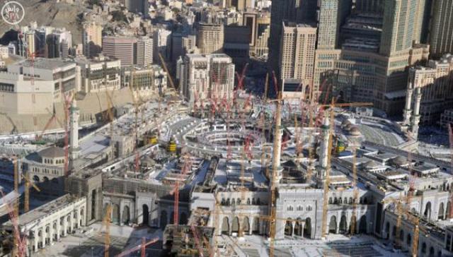 عدسة ” واس ” ترصد مشروعات التوسعة العملاقة  في المسجد الحرام