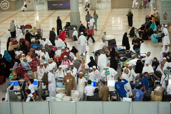 #مطار_الملك_عبدالعزيز يُعلن مغادرة كافة الحجاج