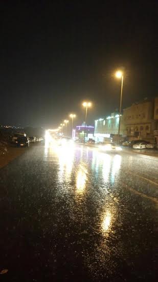 الآن .. أحياء جنوب #جدة تحت زخات المطر