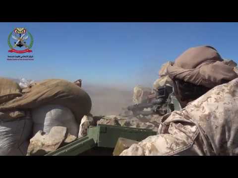بالفيديو.. الجيش اليمني يستعيد جبل رحنق في تعز ويقتل عشرات الانقلابيين في نهم