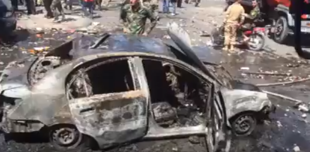بالفيديو.. مقتل 20 وإصابة العشرات في 3 تفجيرات انتحارية بطرطوس #سوريا