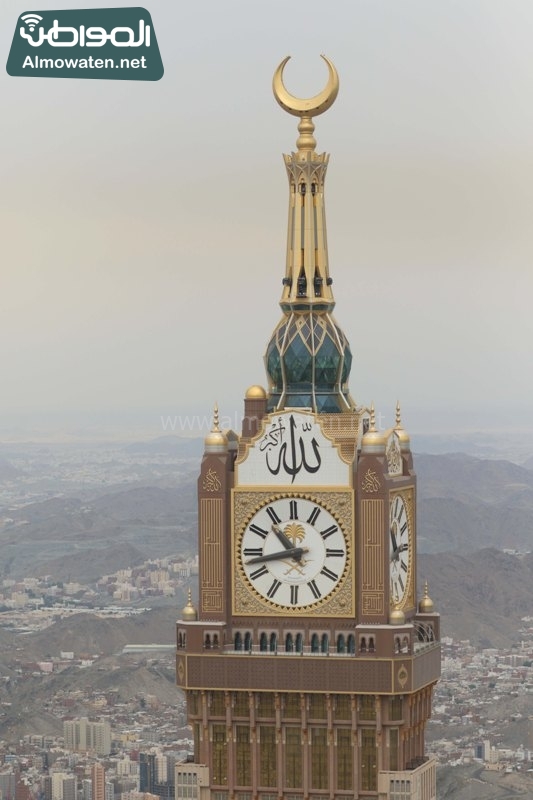 مكة - المسجد الحرام الساعة - المشاعر من الجو4