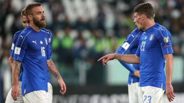 دي روسي يغيب عن قائمة إيطاليا في ختام تصفيات مونديال 2018