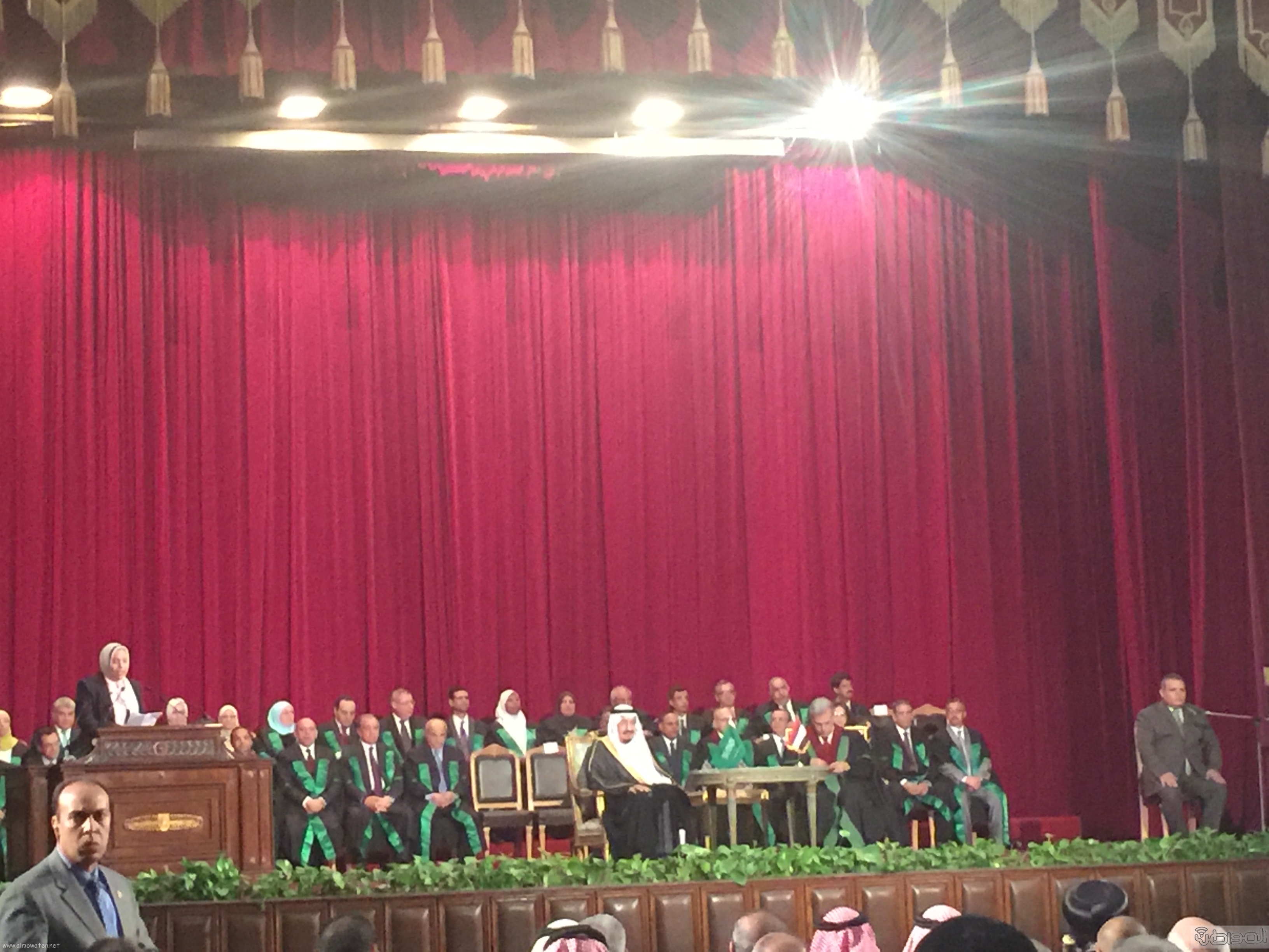 منح الملك سلمان الدكتوراه الفخرية من جامعة القاهرة (1)