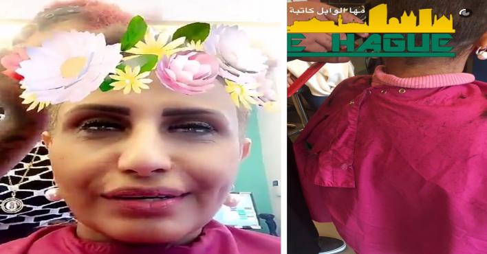 بالفيديو.. #مها_الوابل تقص شعرها دعمًا لمرضى #سرطان_الثدي