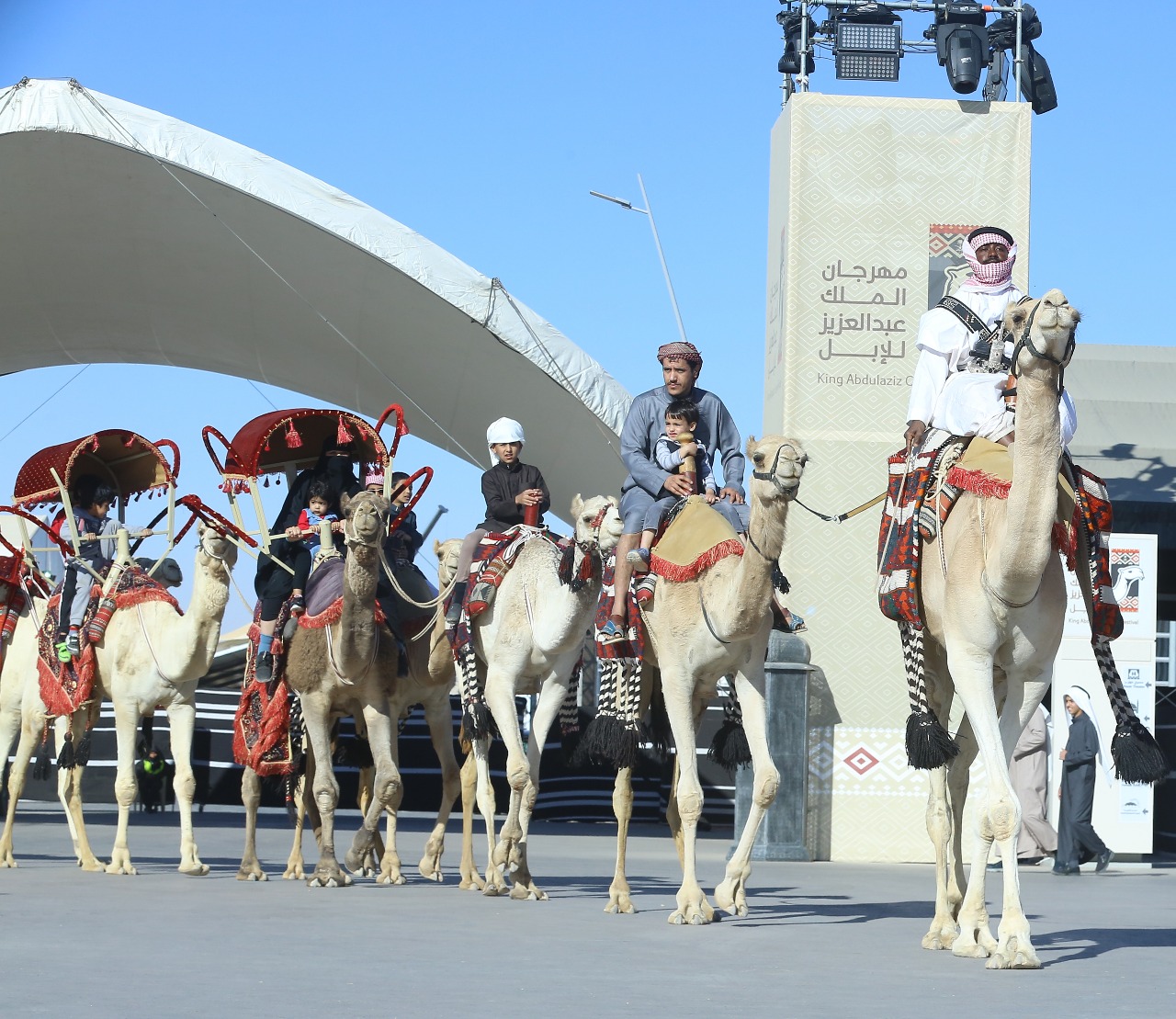 مهرجان الملك عبدالعزيز للإبل: 10 فائزين في فئة الجمل 20 إنتاج مجاهيم