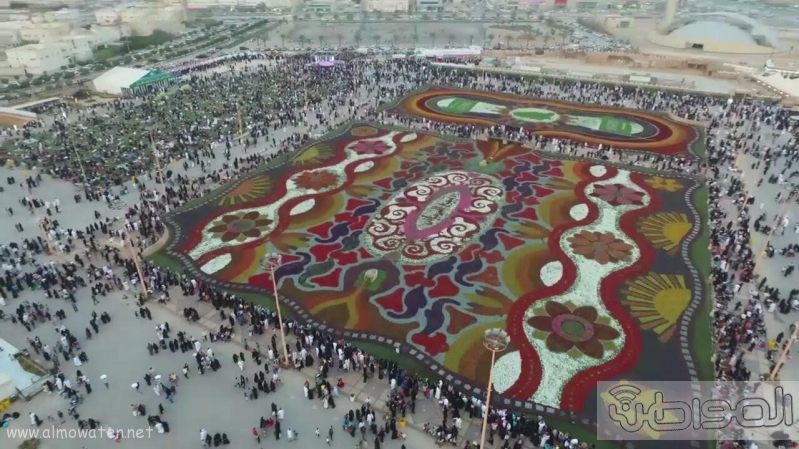 مهرجان ربيع الرياض كما بدا مساء اليوم الجمعه6