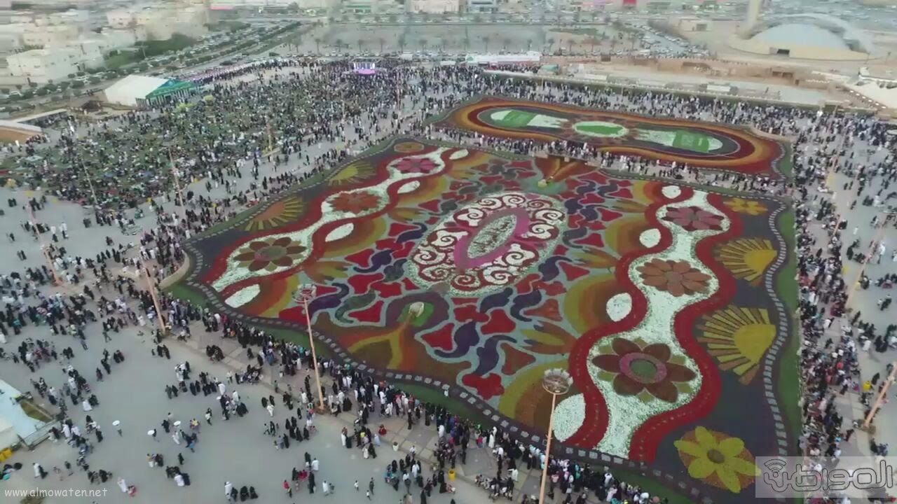 شاهد بالصور .. مهرجان ربيع الرياض كما بدا مساء الجمعة‬