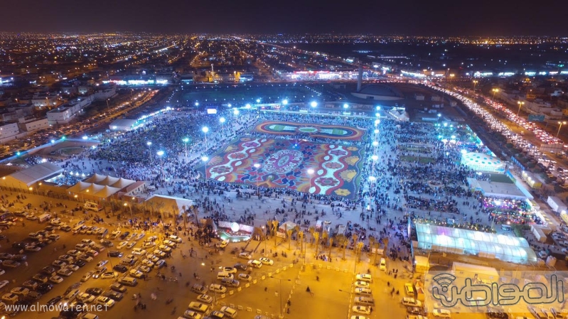 مهرجان ربيع الرياض كما بدا مساء اليوم الجمعه8