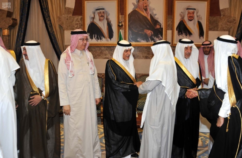 مير منطقة مكة المكرمة يستقبل المعزين في وفاة الأمير محمد بن فيصل 2
