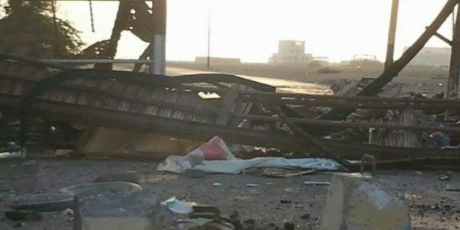 الحكومة اليمنية: استهداف الانقلابيين ‏لميناء المخا يهدف لنشر الخراب ‏