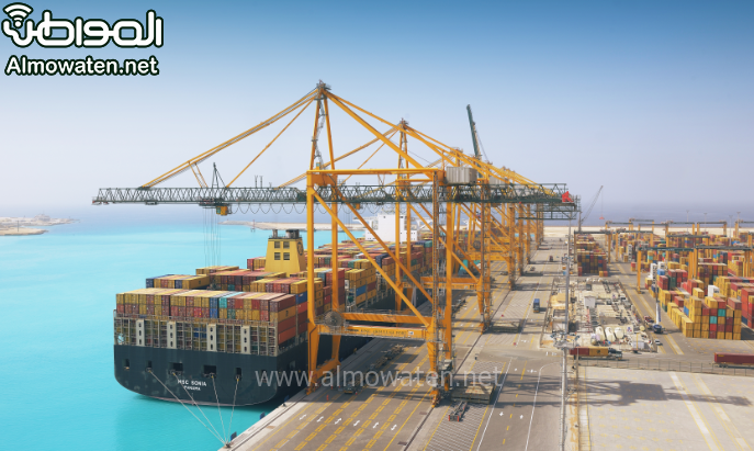 ارتفاع بنسبة 50.5% في عدد مناولات الحاويات بميناء الملك عبدالله