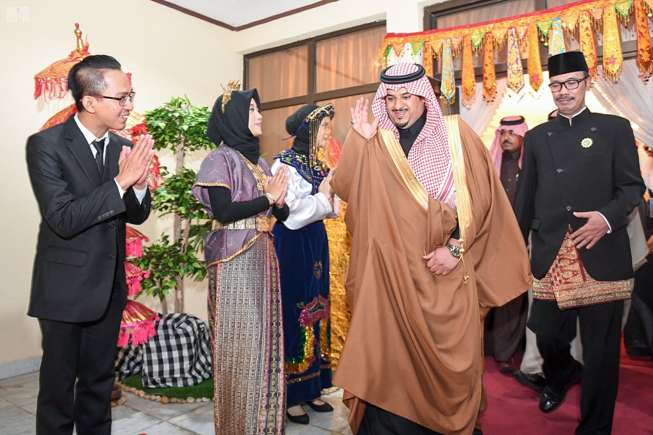 5 صور لحضور نائب أمير الرياض حفل سفارة إندونيسيا