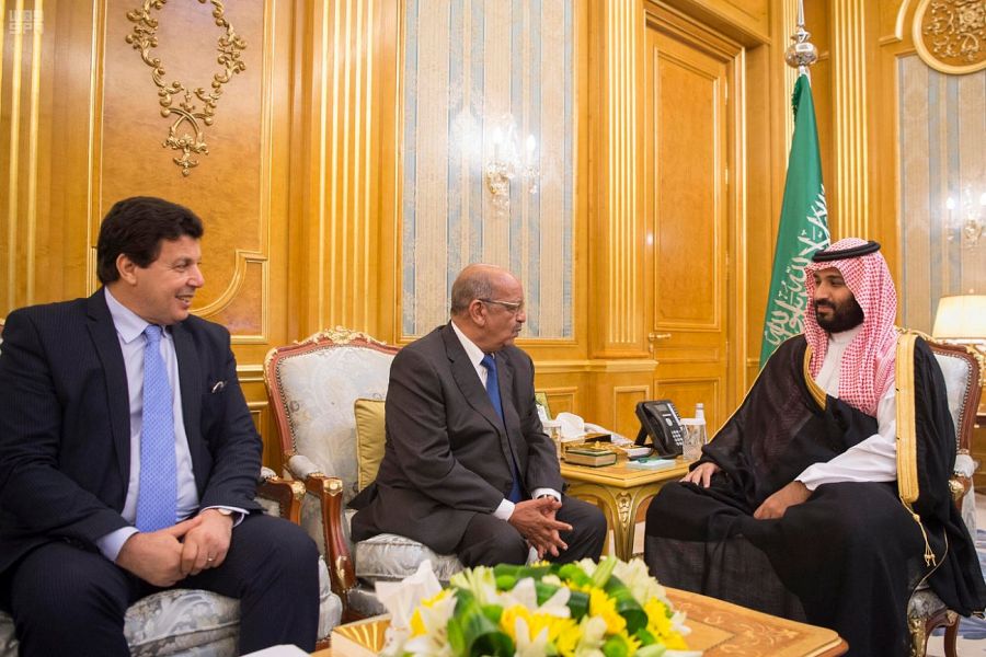 نائب الملك يبحث جهود مكافحة الإرهاب مع وزير الشؤون الخارجية الجزائري
