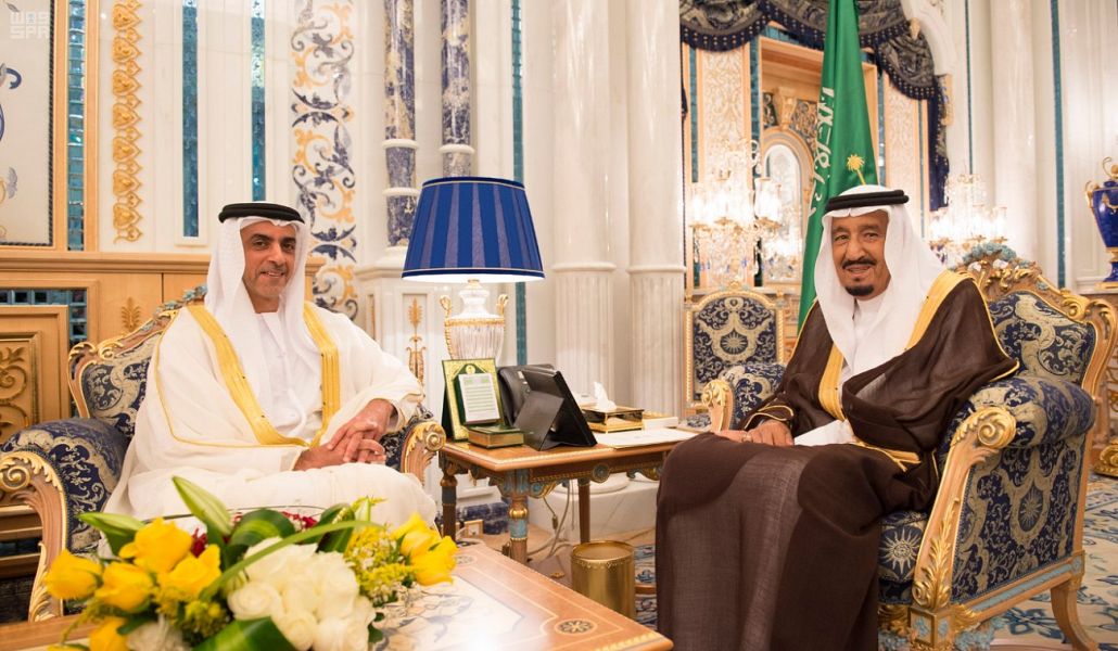 الملك يبحث العلاقات الثنائية مع نائب رئيس الوزراء الإماراتي