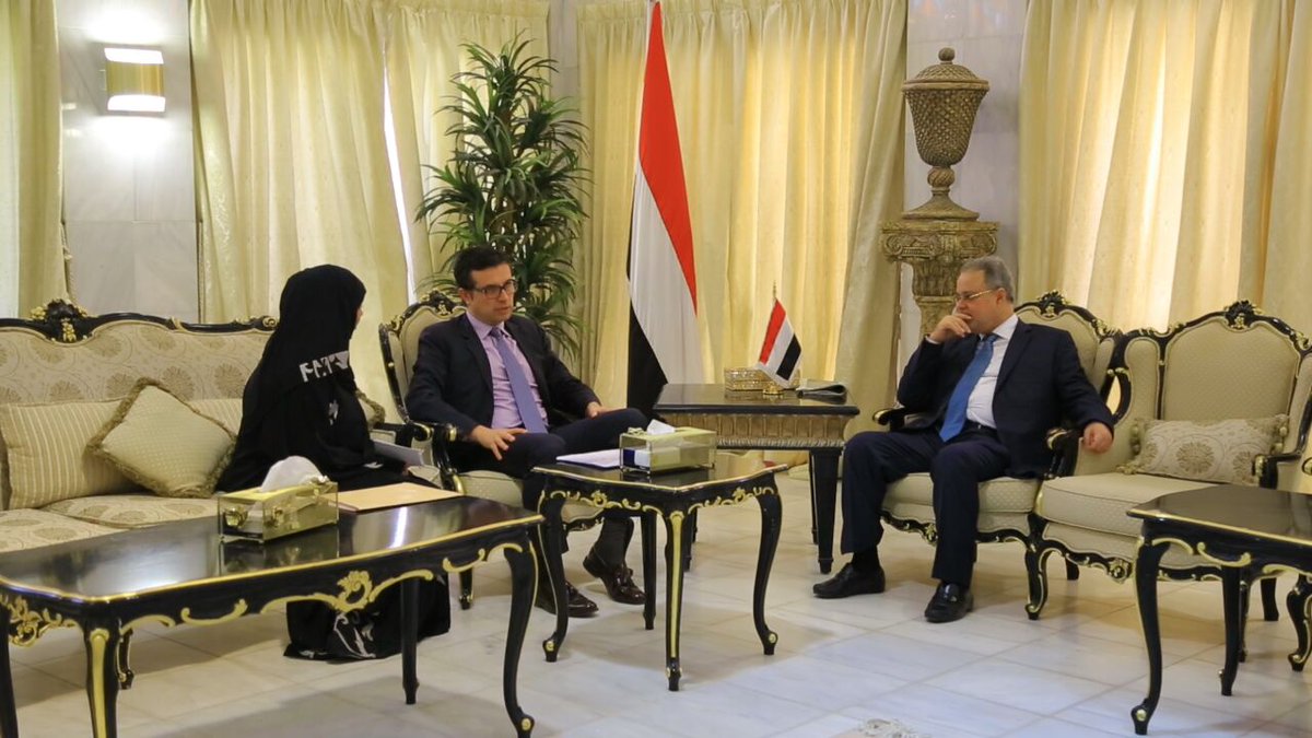 وزير الخارجية اليمني يؤكد دعم ‏الحكومة الشرعية لمساعي ولد الشيخ ‏لإحلال السلام
