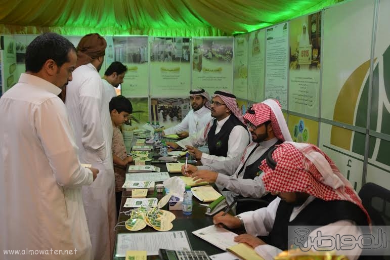 بالصور.. “المواطن” توثق نشاط مخيم “بر أبها” لجمع زكاة الفطر