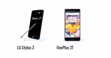تعرف على أبرز الفروق بين هاتفي LG Stylus 3 وOnePlus 3T
