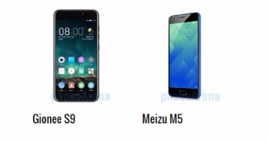 تعرف على أبرز الفروق بين هاتفي “Gionee S9″ و”Meizu M5”