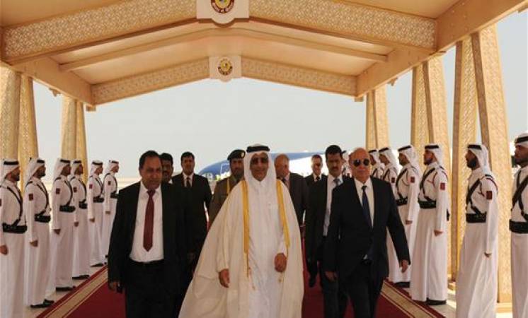 الرئيس اليمني يصل إلى الدوحة
