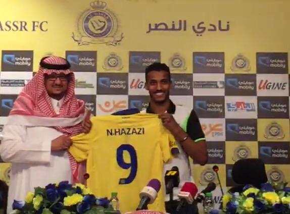 رئيس النصر: تغريدات نايف هزازي أصبحت من الماضي