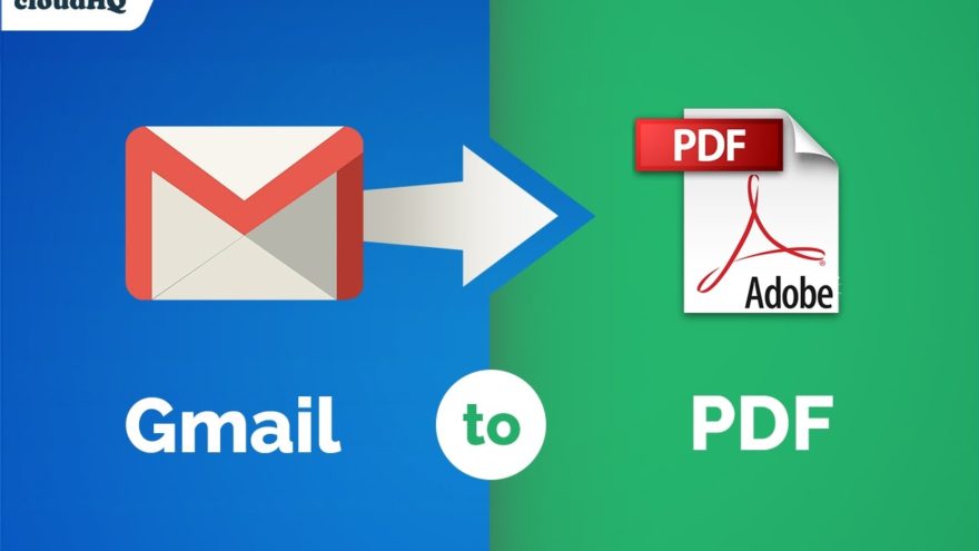 كيف تقوم بحفظ الرسائل في بريد Gmail على هيئة PDF