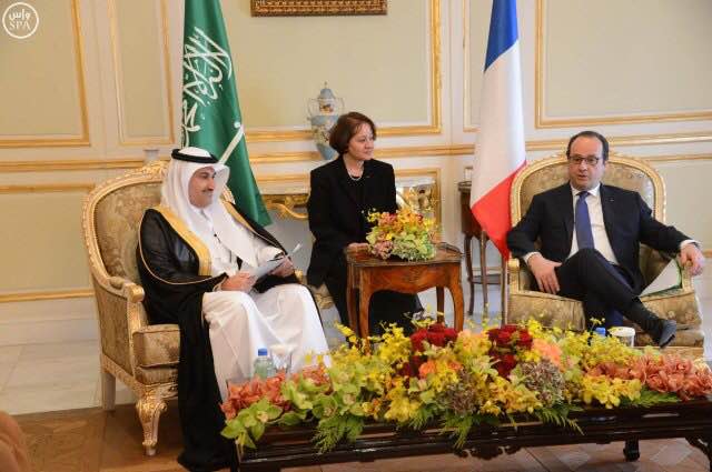 الرئيس الفرنسي يستقبل مدير الخطوط السعودية