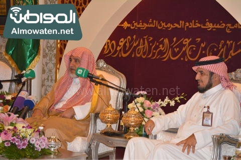 وزير الحج يلتقي ضيوف خاد م الحرمين (12)