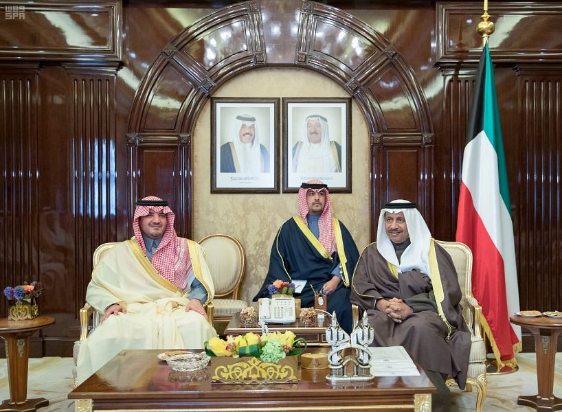 مباحثات الأمير عبد العزيز بن سعود بن نايف تتواصل في الكويت بلقاء رئيس الوزراء ووزير الدفاع