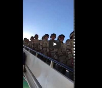 مقاطع فيديو توثّق وصول القوات المشاركة في #رعد_الشمال