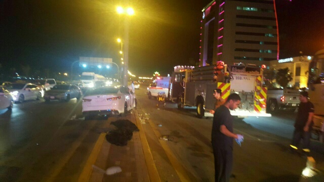 وفاة شخصين وإصابة اثنين في حادث سير على امتداد طريق الرياض مع الدائري بالأحساء