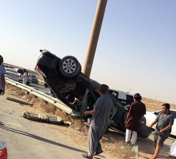 لحظة وفاة كنق النظيم أشهر مفحط سعودي بحادثٍ مروّعٍ