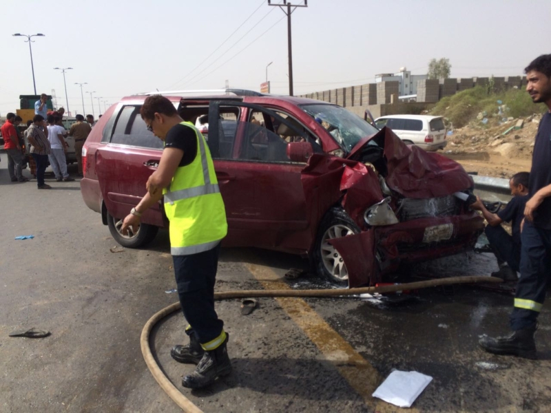 وفاة و8 إصابات في حادث مروع بدولي جازان ‫(348166110)‬ ‫‬