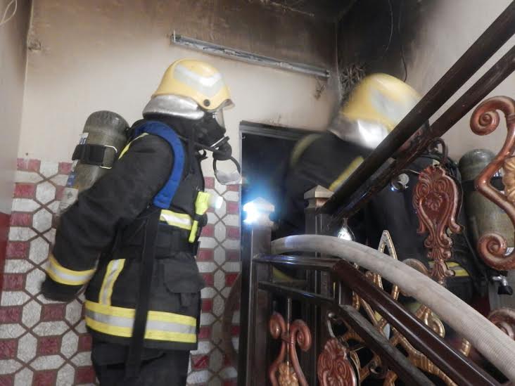 وفاة وإصابة 7 أشخاص بحريق منزل بأحد المسارحة5
